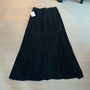 & Other Stories pleated a line maxi skirt